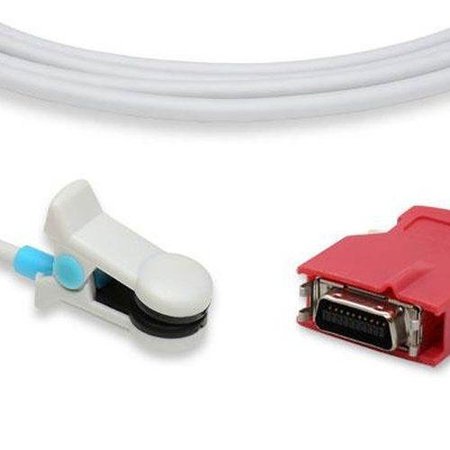 ILC Replacement for Physio-control Lifepak 15 Direct-connect Spo2 Sensors Adult EAR Clip, 3 Feet LIFEPAK 15 DIRECT-CONNECT SPO2 SENSORS ADULT EAR